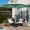 Best Choice Products 10ft Outdoor Steel Market Patio Umbrella w/ Crank, Tilt Push Button, 6 Ribs